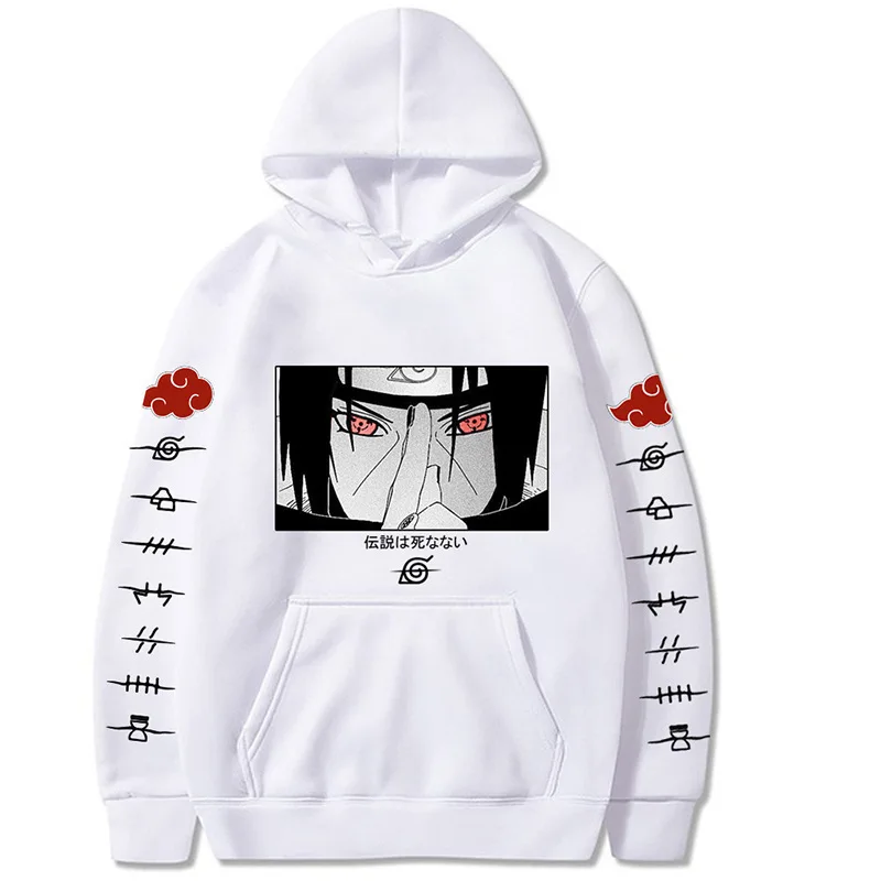 

New Naruto Naruto Surrounding Japanese Cartoon Anime Sasuke Male and Female Young Couple Hooded Fleece Sweater