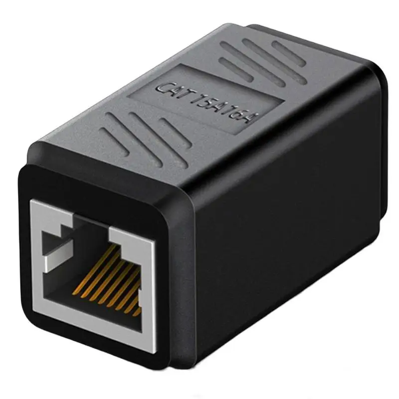 

Соединитель RJ45 Cat7/6 Ethernet адаптер Gigabit интерфейс Сетевой удлинитель преобразователь для удлинительного кабеля «Мама-мама»