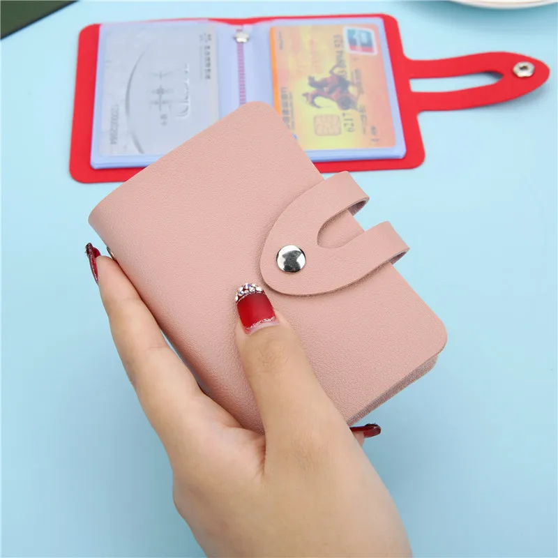 24 Slots Bits Card Holder Bag Simple Solid Color Pocket Case Women Men Credit ID Card Organizer Leather Cardholder Wallet 2022
24 Slots Bits Card Holder Bag Simple Solid Color Pocket Case Women Men Credit ID Card Organizer Leather Cardholder Wallet 2022