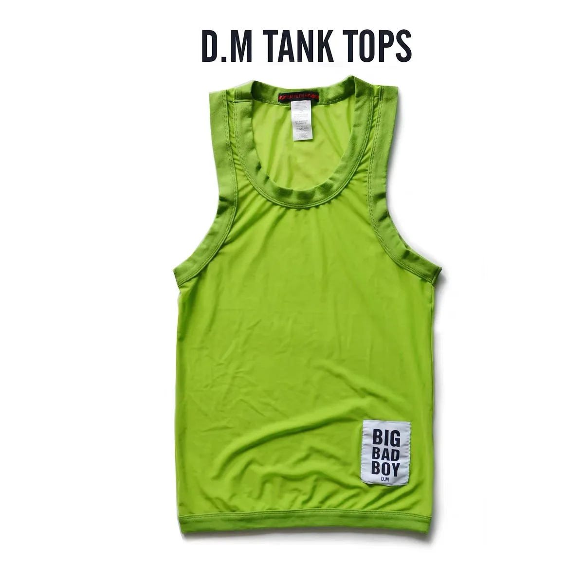 D. M men's tank top with mesh, transparent and breathable sleeveless suspender as a base, personalized
D. M men's tank top with mesh, transparent and breathable sleeveless suspender as a base, personalized