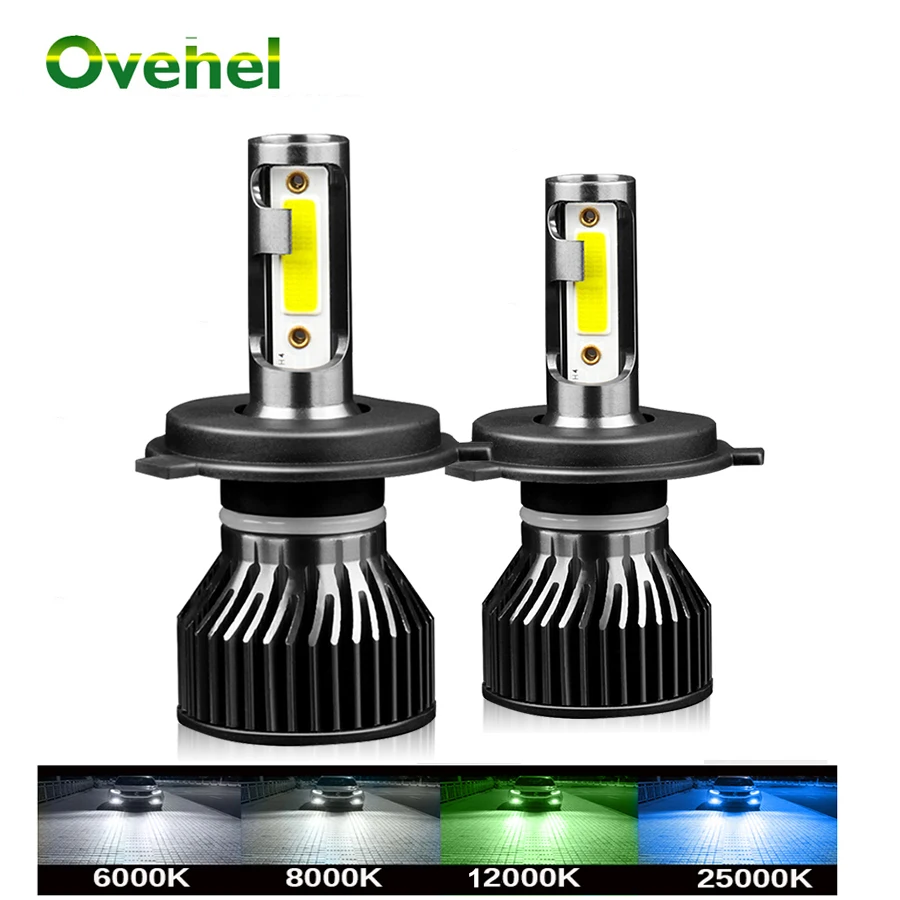OVEHEL H11 Led Headlight Bulb H7 H4 H8 H9 9005 9006 HB3 HB4 H3 H1 Led Bulbs 6000K 12000LM Turbo Led Lamp Lens Car Light
OVEHEL H11 Led Headlight Bulb H7 H4 H8 H9 9005 9006 HB3 HB4 H3 H1 Led Bulbs 6000K 12000LM Turbo Led Lamp Lens Car Light