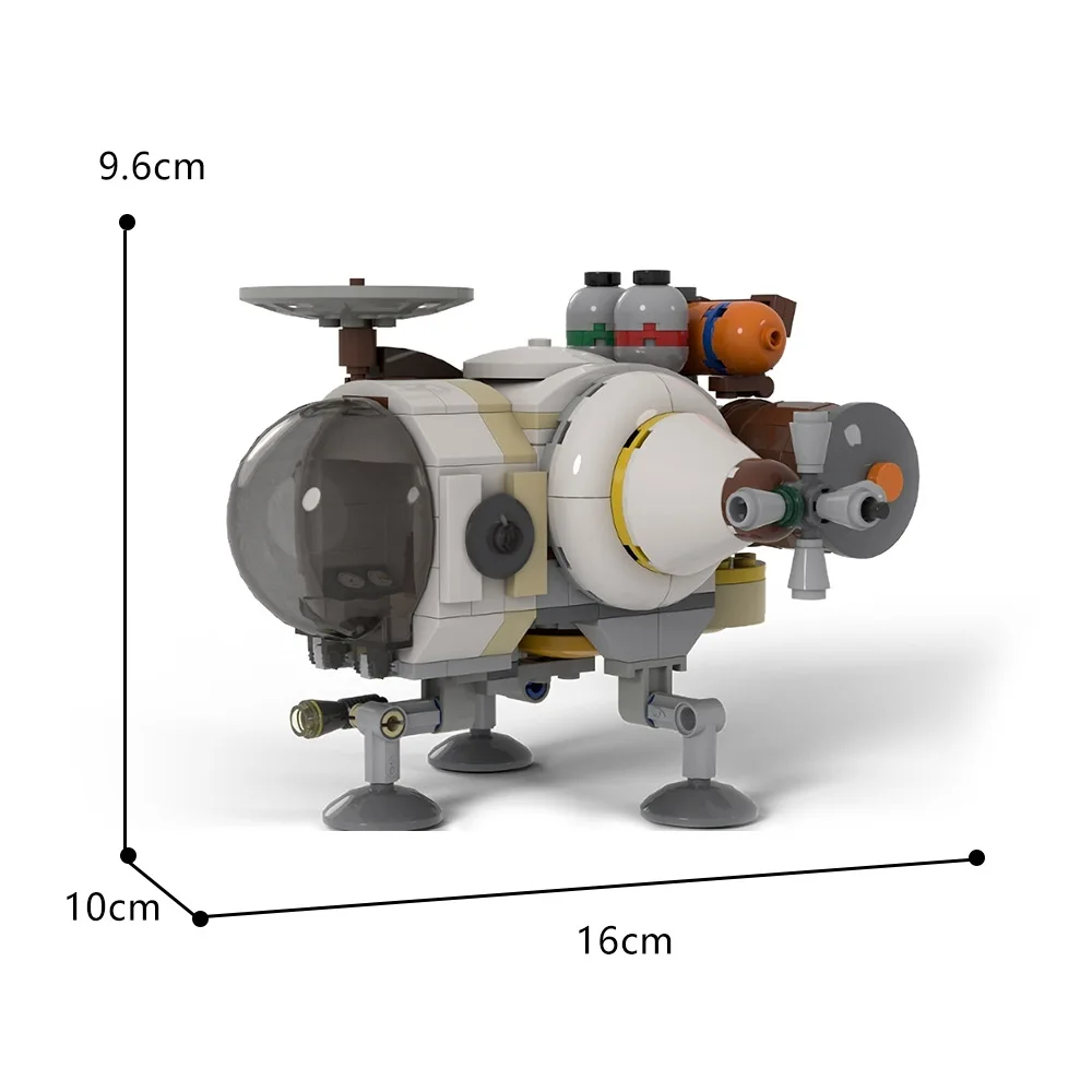 MOC Game Wilds Spaceship Spacecraft blocks set model outer planet spaceship bricks children's birthday toy gift
MOC Game Wilds Spaceship Spacecraft blocks set model outer planet spaceship bricks children's birthday toy gift