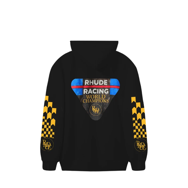 2023 Fleece RHUDE Racing World Champions Hooded Hoodie Men Women Winter Best Quality Checker Arrow Print Sweatshirts Pullover 
2023 Fleece RHUDE Racing World Champions Hooded Hoodie Men Women Winter Best Quality Checker Arrow Print Sweatshirts Pullover