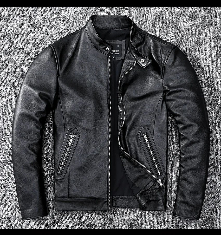 Tcyeek 100% Genuine Jacket Men Vintage Natural Cowskin Coat Spring Autumn Mens Leather Jackets 2024 Chaquetas Hombre
Tcyeek 100% Genuine Jacket Men Vintage Natural Cowskin Coat Spring Autumn Mens Leather Jackets 2024 Chaquetas Hombre