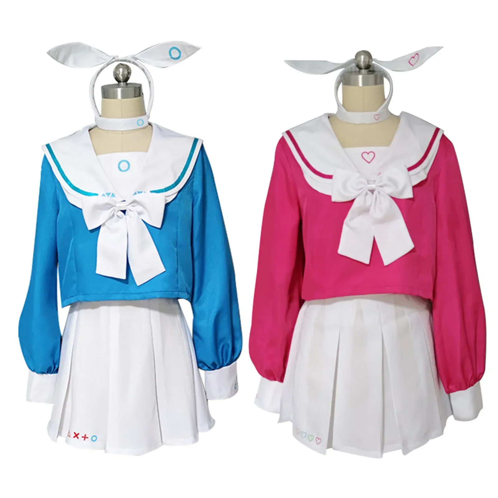 

Game Blue Archive Arona Cosplay Costume Women Cute Sailor Dress Outfit Halloween Carnival Party Uniform Suit