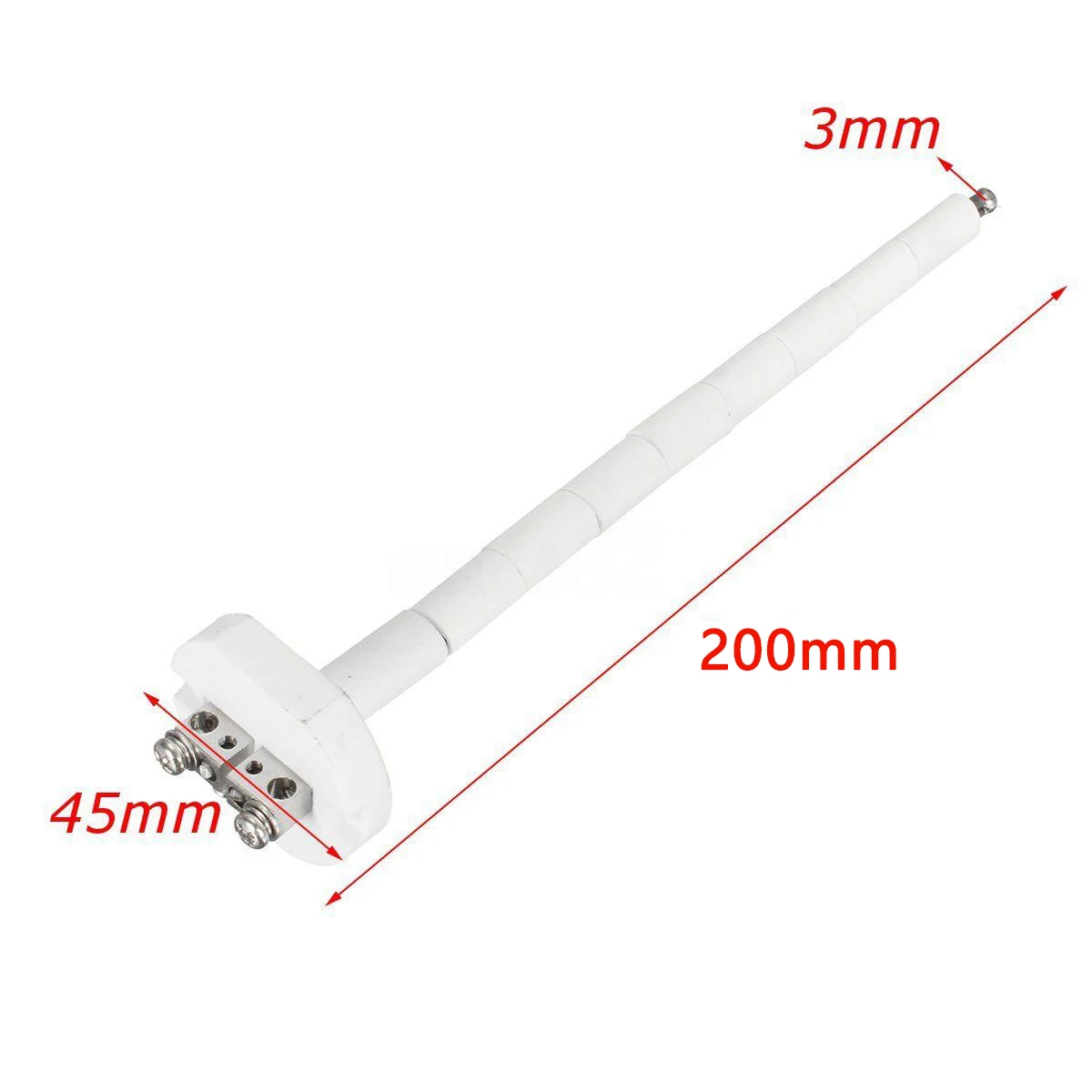 K Type Thermocouple Sensor High Temperature Ceramic Kiln Furnace 1300C 200mm Two-hole Insulator -58 To 2372 °F Measuring Tool
K Type Thermocouple Sensor High Temperature Ceramic Kiln Furnace 1300C 200mm Two-hole Insulator -58 To 2372 °F Measuring Tool