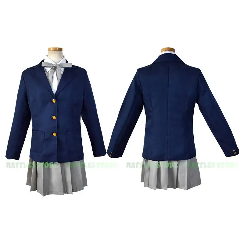 

Anime K-ON! Akiyama Mio Akiyama Costume Hirasawa Yui Cosplay High School Girls Uniforms Woman JK Uniform Halloween Rolplay