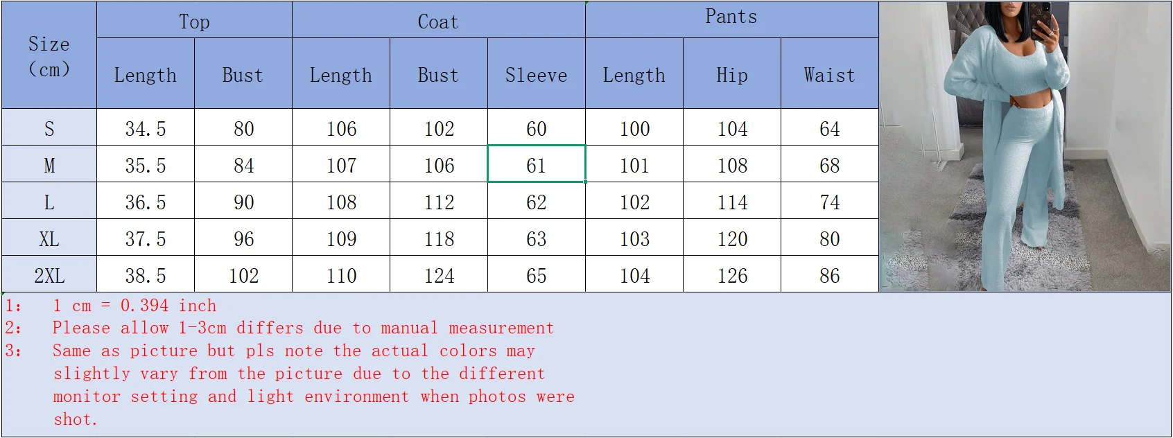 Woman Knitted Three Piece Set Long Cardigan and Crop Top and Wide Leg Pants Casual Loungewear for Autumn Winter 9 S80d472925c83489f84d5e91dd57dbf13i