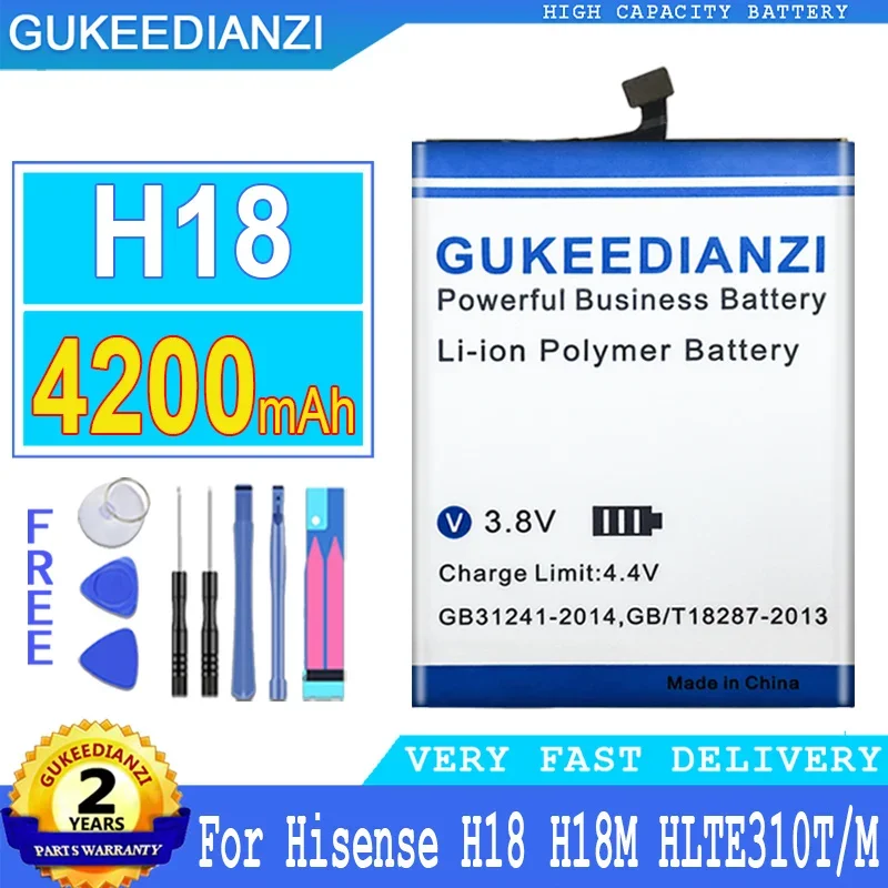 Replacement 4200mAh Mobile Phone Battery For Hisense H18M H 18 HLTE310T/M HLTE310M Smartphon Batteries
Replacement 4200mAh Mobile Phone Battery For Hisense H18M H 18 HLTE310T/M HLTE310M Smartphon Batteries