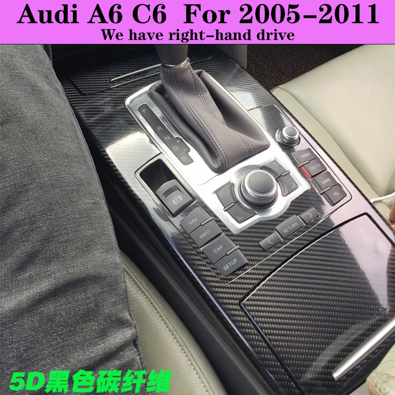 Suitable for C6 Interior Stickers, Carbon Fiber Modified Film for Central Control Gear Shift for Audi A6 2005-2011
Suitable for C6 Interior Stickers, Carbon Fiber Modified Film for Central Control Gear Shift for Audi A6 2005-2011
