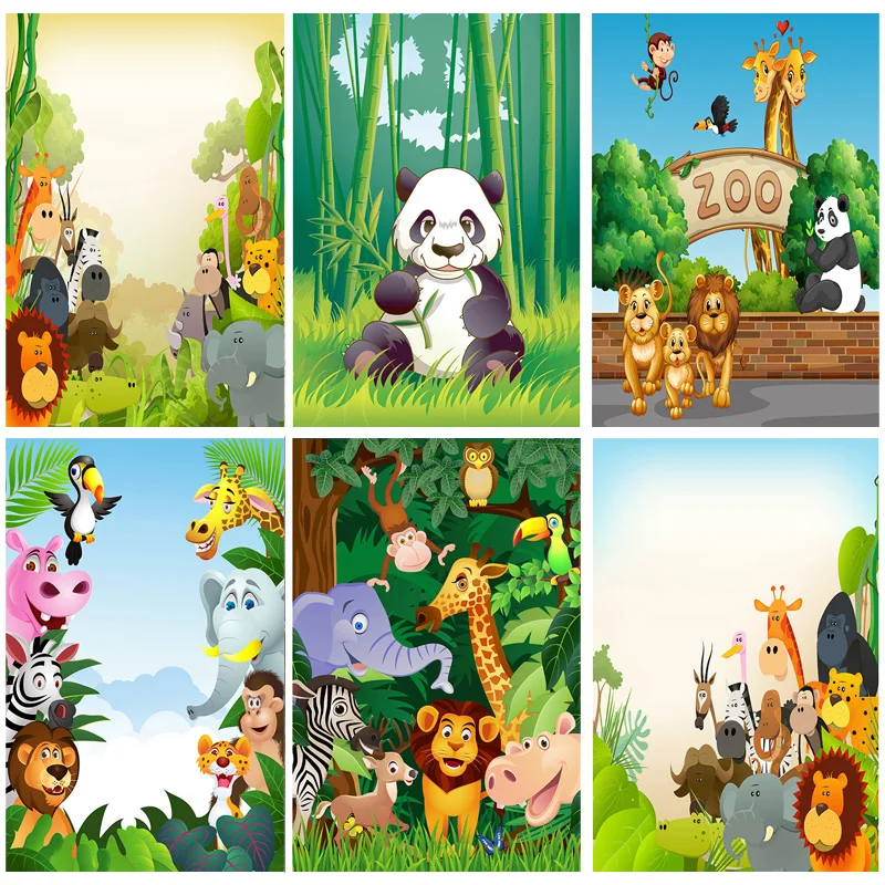 Cartoon Jungle Safari Birthday Party Baby Family Shoot Poster Photo Photography Background Studio Props 21915 KTT-03
Cartoon Jungle Safari Birthday Party Baby Family Shoot Poster Photo Photography Background Studio Props 21915 KTT-03