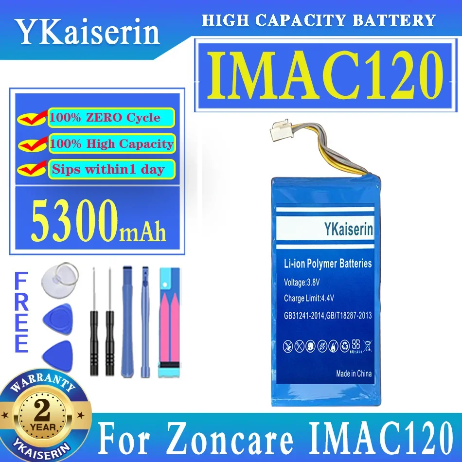 Аккумулятор ykaisсеребрин WPH05-0070 5300 мАч для электрокардиографа Zoncare IMAC120 ECG Machine
Аккумулятор ykaisсеребрин WPH05-0070 5300 мАч для электрокардиографа Zoncare IMAC120 ECG Machine