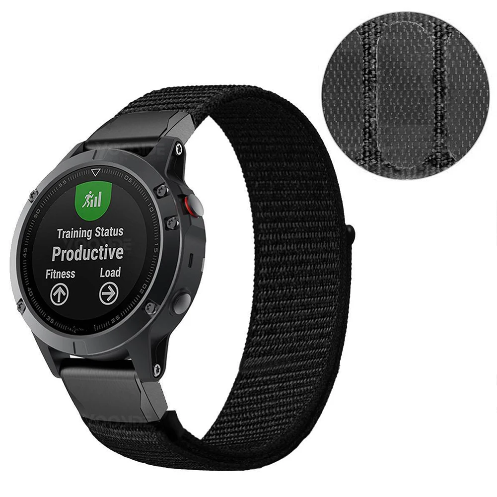 26 22 mm Watchband For Garmin Fenix 5 / 5 Plus / Approach S60 / 5X / 5X Plus Nylon Quick Release Watch Easyfit Wrist Band Straps
26 22 mm Watchband For Garmin Fenix 5 / 5 Plus / Approach S60 / 5X / 5X Plus Nylon Quick Release Watch Easyfit Wrist Band Straps