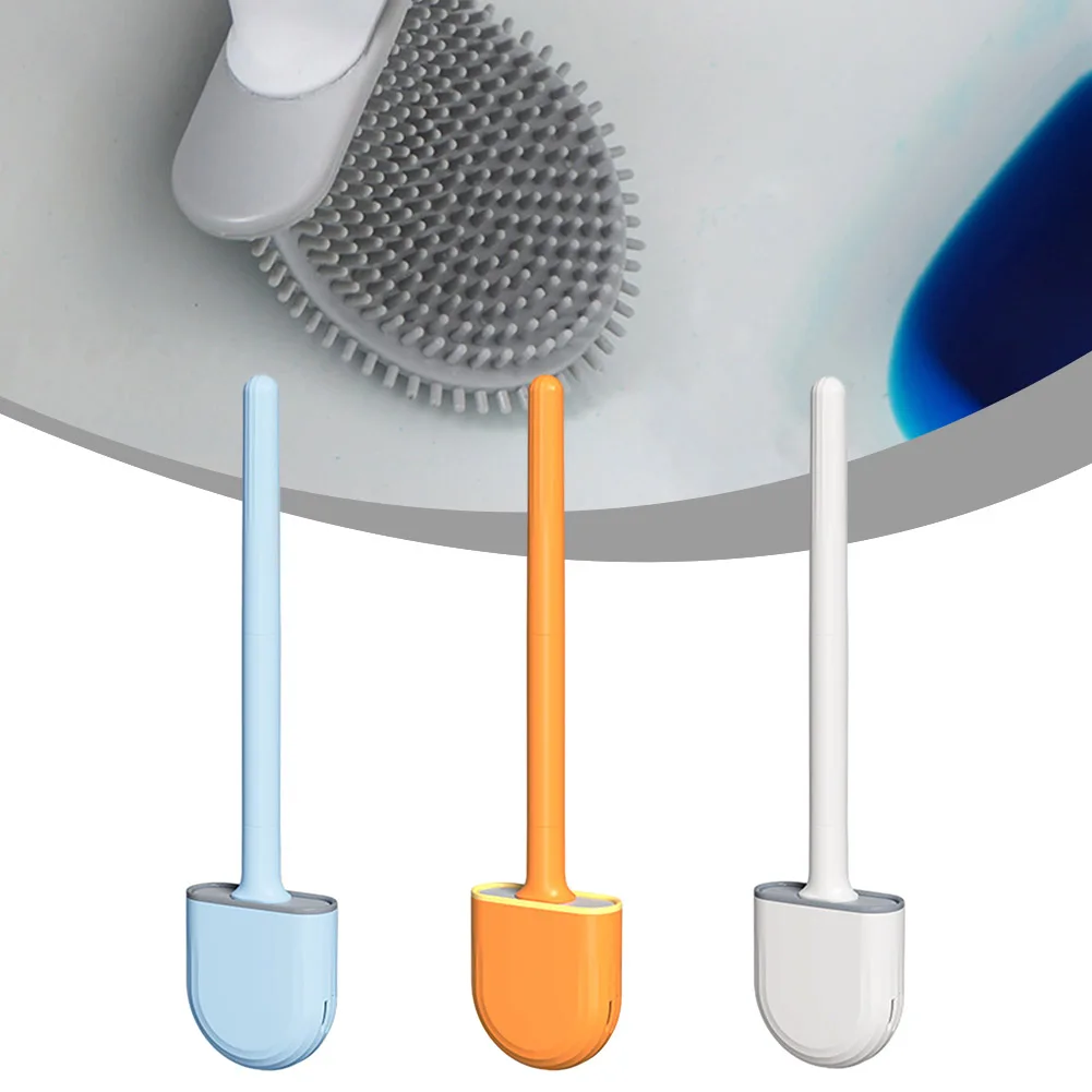 Wall-mounted Toilet Brush Silicone Head Toilet Brush Quick Draining Clean Tool No Blind Spots Detachable Toilet Cleaning Brush
Wall-mounted Toilet Brush Silicone Head Toilet Brush Quick Draining Clean Tool No Blind Spots Detachable Toilet Cleaning Brush