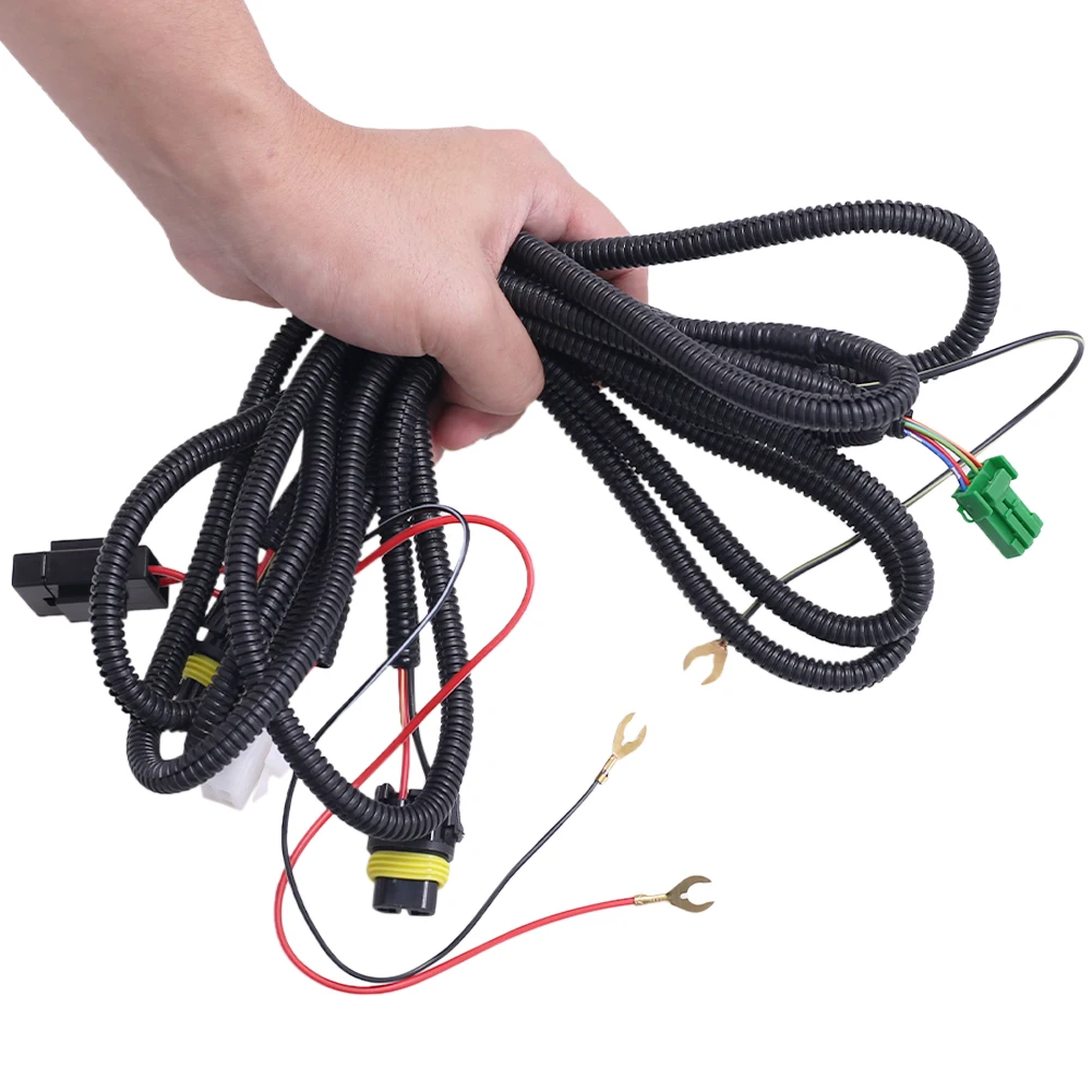 New 1Set 12V 40A Car Fog Lamp Wiring Harness Socket Wire LED Indicator Switch Relay For Toyota Fog Led Light Accessories
New 1Set 12V 40A Car Fog Lamp Wiring Harness Socket Wire LED Indicator Switch Relay For Toyota Fog Led Light Accessories