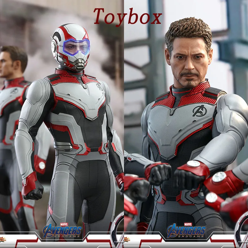 

HOTTOYS HT MMS537 1/6 Tony Stark Iron Man Quantum Clothing Version Avengers End Game Marvel Movie Hobby 12" Full Set Collection