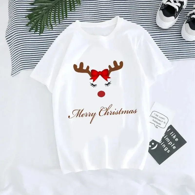 Harajuku Reinde Y2k Tshirt New Year Korean Style T-shirt Merry Christmas Print T Shirt Xmas Gifts Lovely Deer Tees Tops
Harajuku Reinde Y2k Tshirt New Year Korean Style T-shirt Merry Christmas Print T Shirt Xmas Gifts Lovely Deer Tees Tops