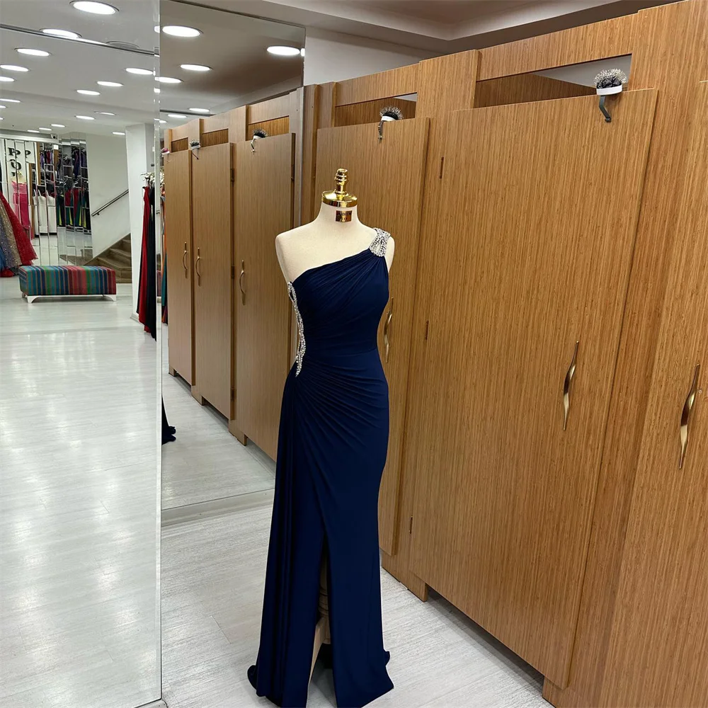 Lily Mermaid Prom Dress One Shoulder Party Dresses With Beading Pleat Celebrity Gowns Stain Wedding Party Dress вечерние платья
Lily Mermaid Prom Dress One Shoulder Party Dresses With Beading Pleat Celebrity Gowns Stain Wedding Party Dress вечерние платья