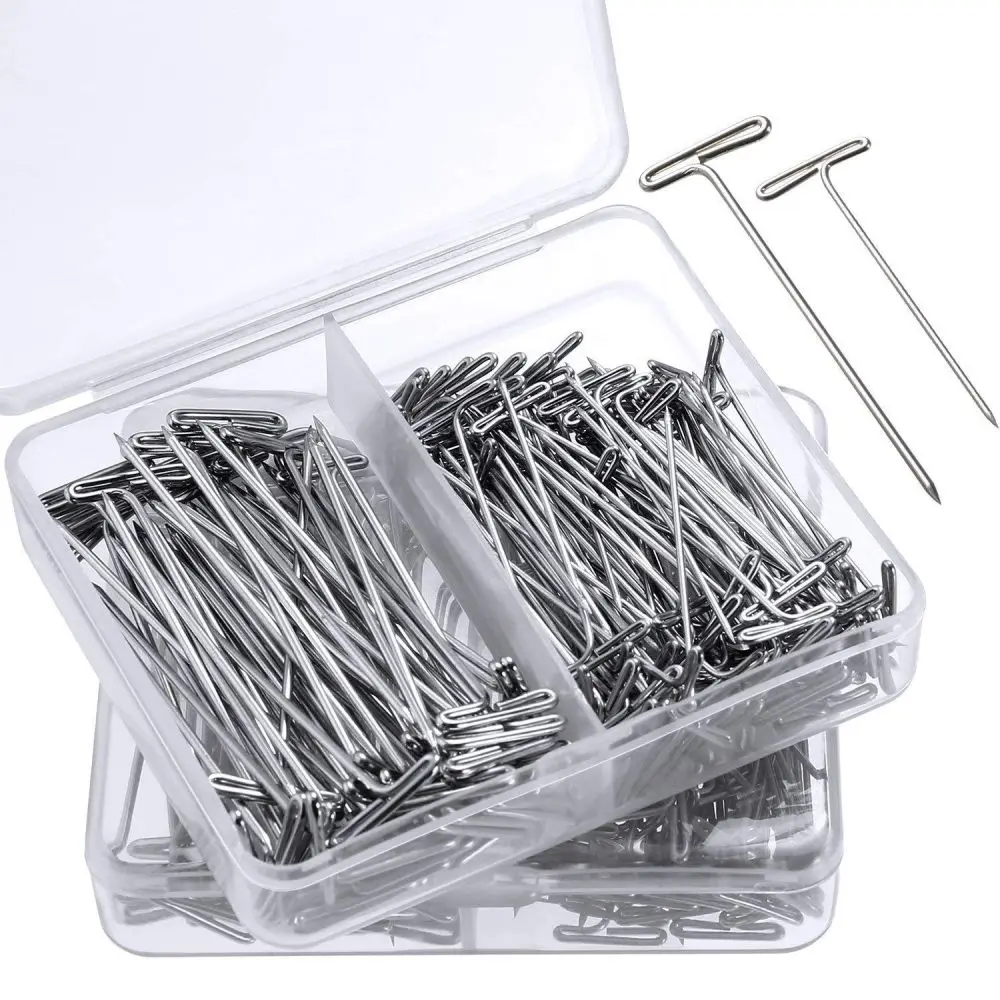 100Pcs/lot T Hair Pins Needles for Wig Hold on Canvas Hair Stick Pin Toupee Making Tools Hair Weaving Tool 32/38/53mm Wigs Pins
100Pcs/lot T Hair Pins Needles for Wig Hold on Canvas Hair Stick Pin Toupee Making Tools Hair Weaving Tool 32/38/53mm Wigs Pins