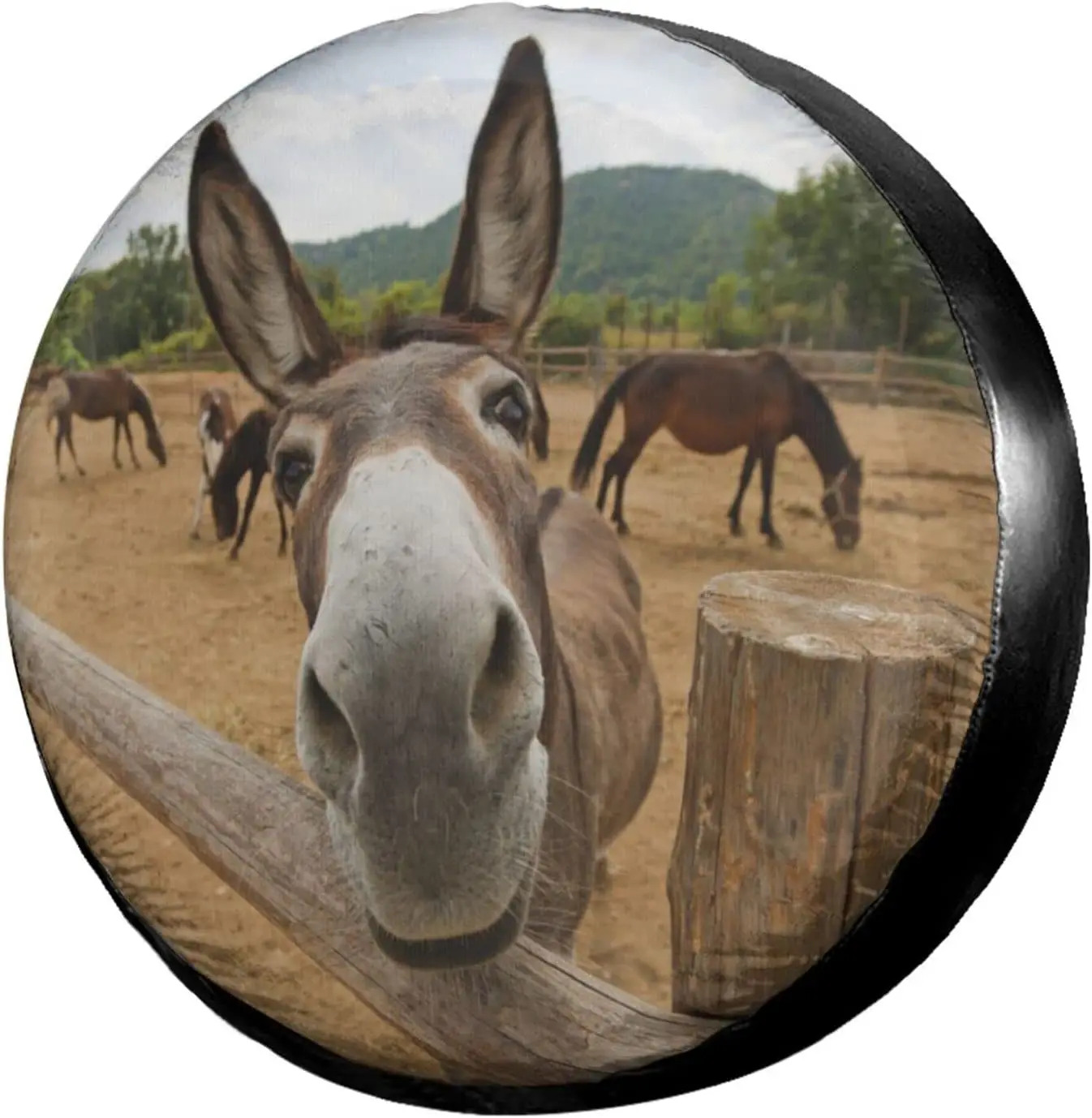 Funny Donkey Spare Tire Cover Waterproof Dust-Proof UV Sun Wheel Tire Cover Fit for Car,Trailer, RV, SUV and Many Vehi
Funny Donkey Spare Tire Cover Waterproof Dust-Proof UV Sun Wheel Tire Cover Fit for Car,Trailer, RV, SUV and Many Vehi
