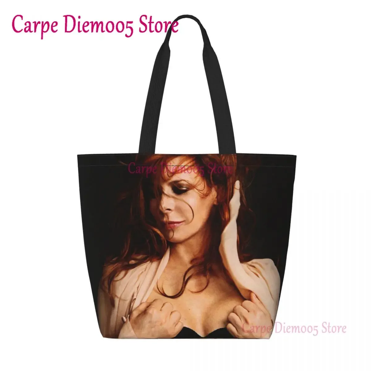 Lovely Mylene Farmer Groceries Tote Shopping Bags Women Fashion French Singer Canvas Shopper Shoulder Bags Big Capacity Handbag
Lovely Mylene Farmer Groceries Tote Shopping Bags Women Fashion French Singer Canvas Shopper Shoulder Bags Big Capacity Handbag