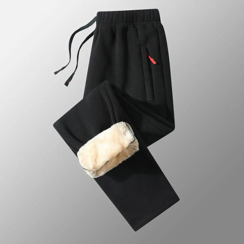 Solid Color Men Pants Warm Cozy Men's Winter Pants with Elastic Waist Pockets Stylish Loose Fit Trousers for Sports Jogging Men
Solid Color Men Pants Warm Cozy Men's Winter Pants with Elastic Waist Pockets Stylish Loose Fit Trousers for Sports Jogging Men