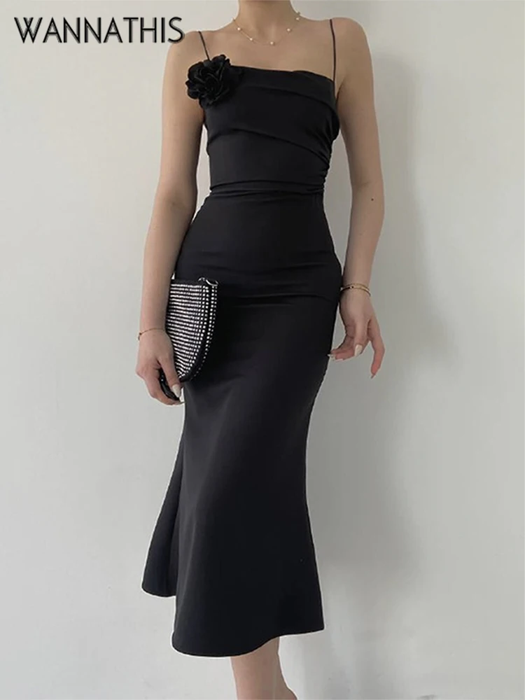 WannaThis Sexy Y2K Slip Dress Black Rose Folds Summer Women Sleeveless Bodycon Wedding Evening Elegant Party Club Casual Dress
WannaThis Sexy Y2K Slip Dress Black Rose Folds Summer Women Sleeveless Bodycon Wedding Evening Elegant Party Club Casual Dress