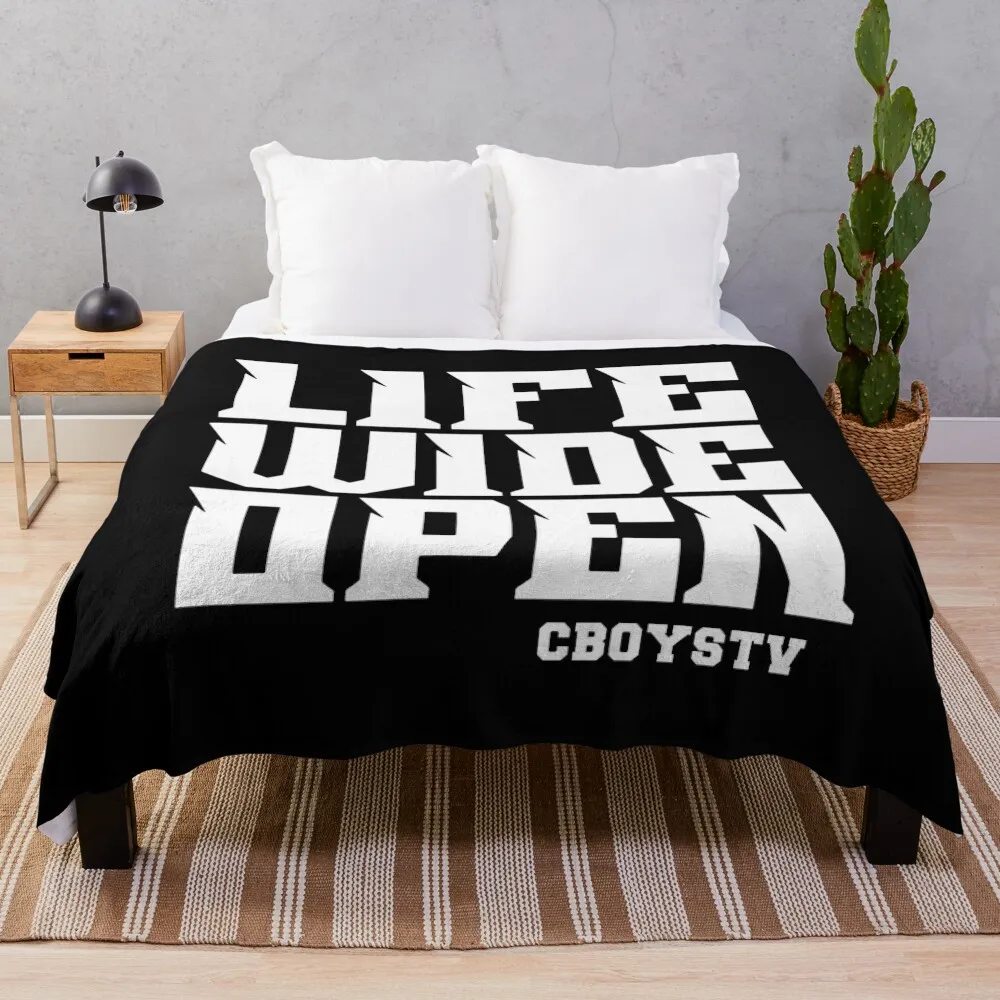 Cboystv Merch Life Wide Open Throw Blanket christmas decoration Stuffed Blankets Soft Plaid Soft Big Blanket Thermal Blanket
Cboystv Merch Life Wide Open Throw Blanket christmas decoration Stuffed Blankets Soft Plaid Soft Big Blanket Thermal Blanket