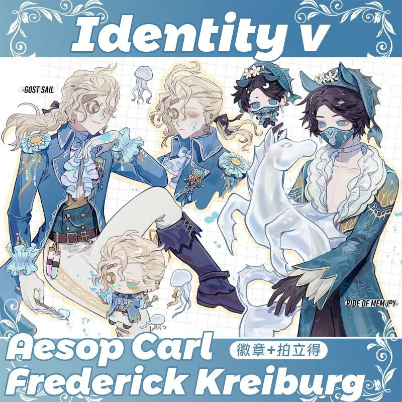 Identity Ⅴ Brooch Embalmer Aesop Carl Broochrs for Woman Composer Frederick Kreiburg Badges Pins Metal Accesorios Jewelry Gifts
Identity Ⅴ Brooch Embalmer Aesop Carl Broochrs for Woman Composer Frederick Kreiburg Badges Pins Metal Accesorios Jewelry Gifts