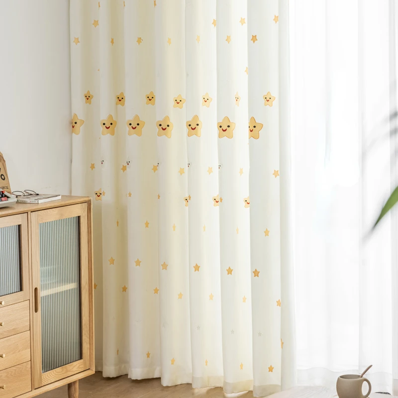 New style curtains for living dining bedroom blackout cloth curtain children boy girl bedroom cartoon filigree linen curtain
New style curtains for living dining bedroom blackout cloth curtain children boy girl bedroom cartoon filigree linen curtain