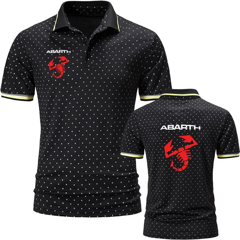 Polo Top Slim Fit T-shirt abarth logo print Summer 100% cotton casual sports men's T-shirt Business Lapel Polo Shirt
Polo Top Slim Fit T-shirt abarth logo print Summer 100% cotton casual sports men's T-shirt Business Lapel Polo Shirt