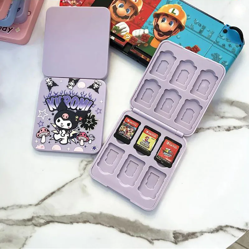 Kawaii Sanrioed Switch Card Box Game Card Bag Cartoon Anime Series Kuromi My Melody Cinnamoroll Pochacco Portable Storage Bag
Kawaii Sanrioed Switch Card Box Game Card Bag Cartoon Anime Series Kuromi My Melody Cinnamoroll Pochacco Portable Storage Bag