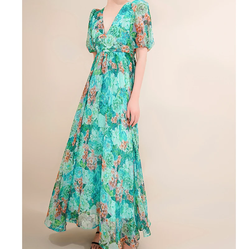 Summer Vacation Boho Dress 2023 Women Vintage Elegant V-neck Short Sleeve Long Chiffon Dresses Casual Vestidos Para Mujer
Summer Vacation Boho Dress 2023 Women Vintage Elegant V-neck Short Sleeve Long Chiffon Dresses Casual Vestidos Para Mujer