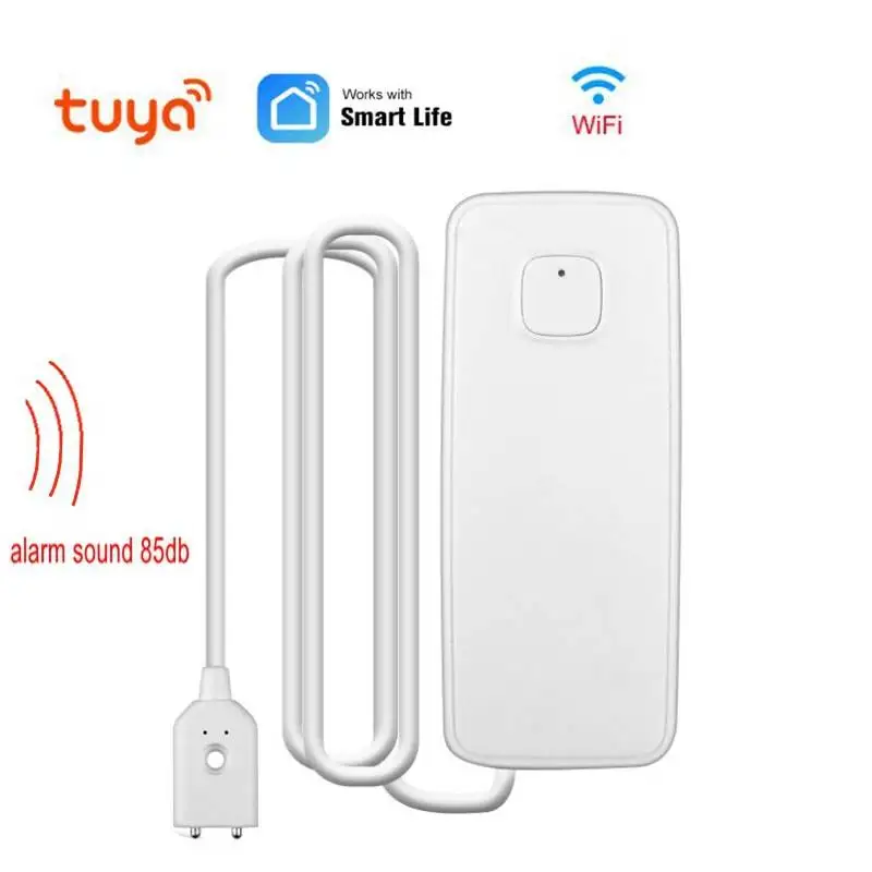 Tuya WiFi Smart Water Leak Sensor Water Overflow Level Detector Security Sound Alarm System Flood Leakage Sensor Remote Monitor
Tuya WiFi Smart Water Leak Sensor Water Overflow Level Detector Security Sound Alarm System Flood Leakage Sensor Remote Monitor