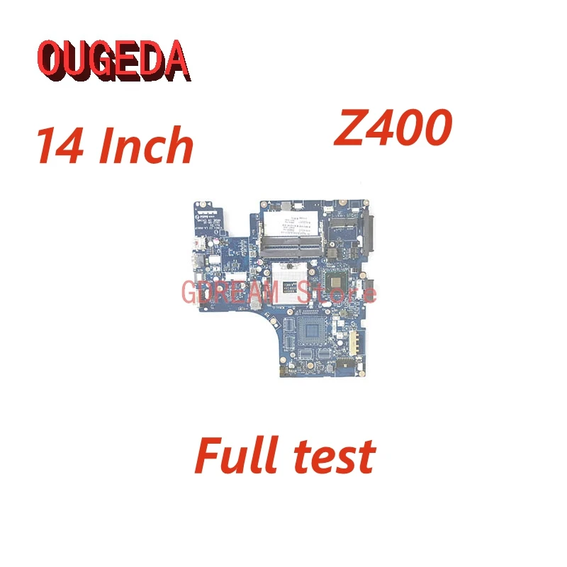 

OUGEDA VIWZ1 Z2 LA-9061P MAIN BOARD For Lenovo Ideapad Z400 14 Inch Laptop Motherboard HM76 DDR3 Full test