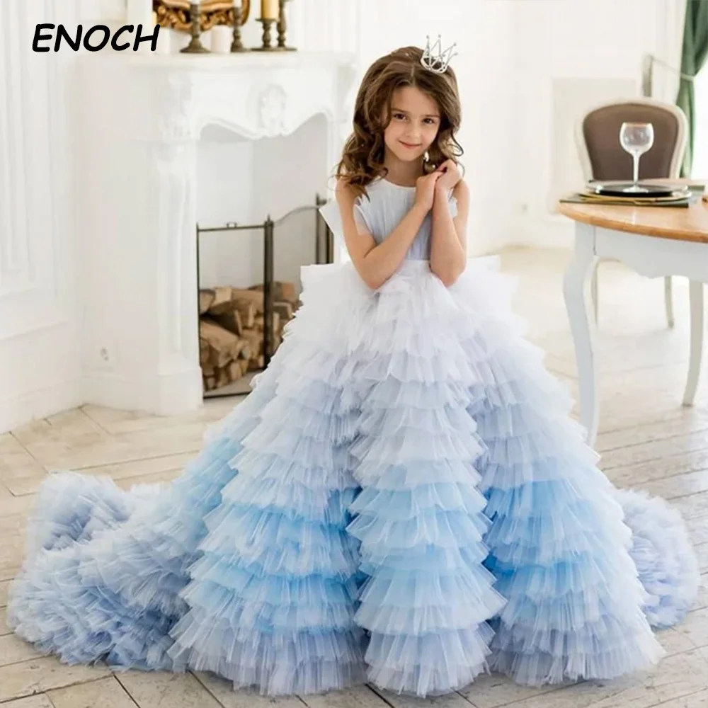 ENOCH Princess Flower Girl Dresses O-Neck Sleeveless Zipper Floor Length Birthday Wedding Party Ball Gown فساتين حفلات للبنات
ENOCH Princess Flower Girl Dresses O-Neck Sleeveless Zipper Floor Length Birthday Wedding Party Ball Gown فساتين حفلات للبنات