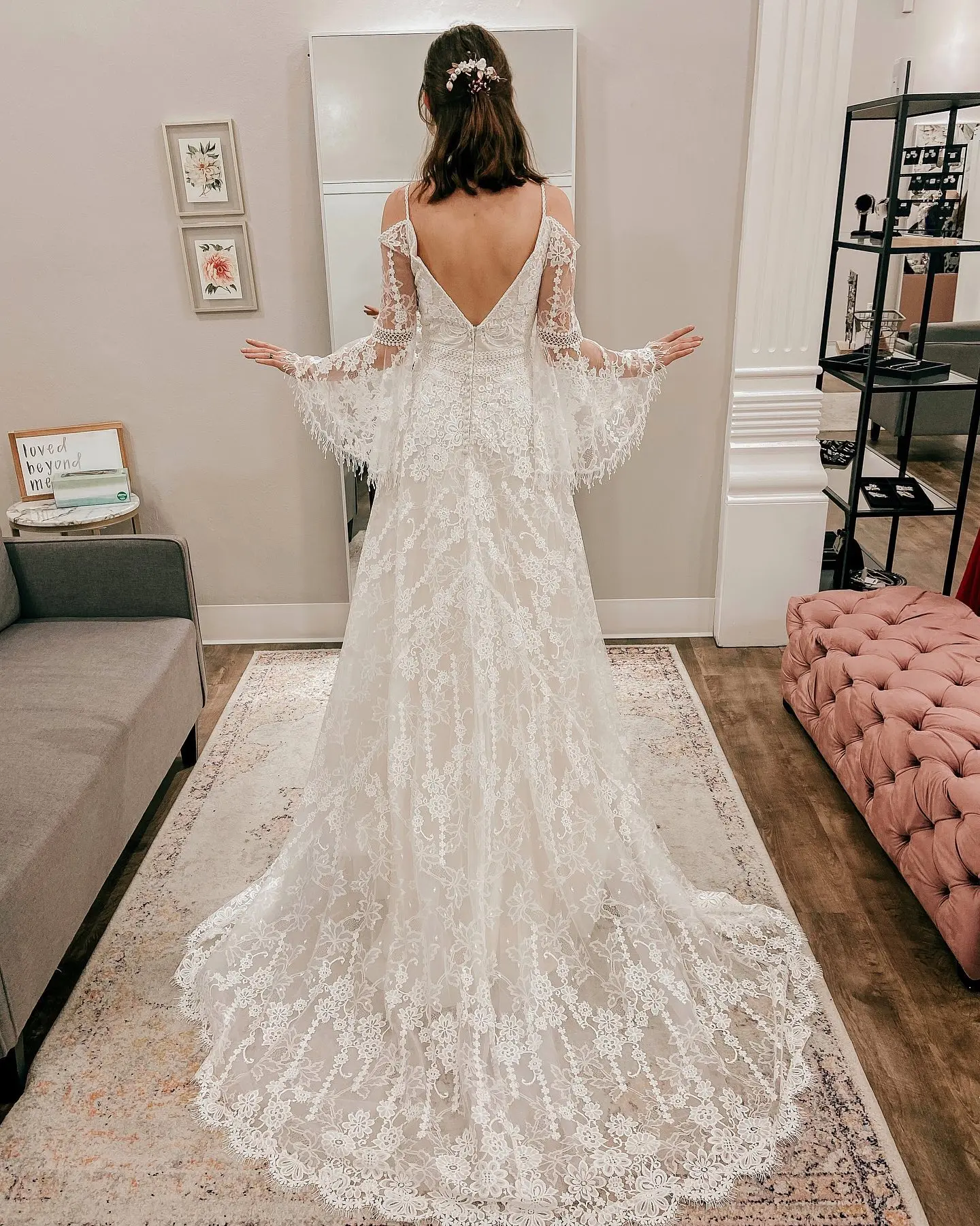 Plus Size Boho Bridal Wedding Dress 2023 A-Line Lace vestidos de novia Court Train robe de mariee V-Neck Bohemian Flared Sleeves
Plus Size Boho Bridal Wedding Dress 2023 A-Line Lace vestidos de novia Court Train robe de mariee V-Neck Bohemian Flared Sleeves