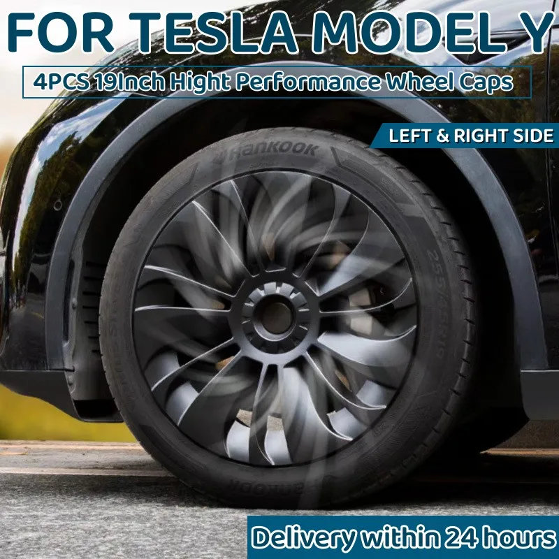 4PCS Wheel Cap Performance Replacement Hub Cap 19 Inch Automobile Hubcap Full Rim Cover for Tesla Model Y 2018-2023 Accessories
4PCS Wheel Cap Performance Replacement Hub Cap 19 Inch Automobile Hubcap Full Rim Cover for Tesla Model Y 2018-2023 Accessories