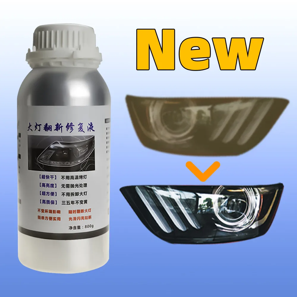 800ml Headlights Liquid Polymer Headlight Chemical Polish Repair Fluid Refurbishment Scratch Repair Polishing Headlights Kit
800ml Headlights Liquid Polymer Headlight Chemical Polish Repair Fluid Refurbishment Scratch Repair Polishing Headlights Kit