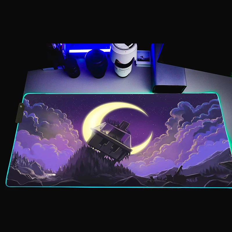 Фиолетовый Коврик для мыши с переключателем RGB, коврик для мыши с Луной, суши, компьютерный коврик для мыши, игровой коврик для клавиатуры и м...
Фиолетовый Коврик для мыши с переключателем RGB, коврик для мыши с Луной, суши, компьютерный коврик для мыши, игровой коврик для клавиатуры и м...