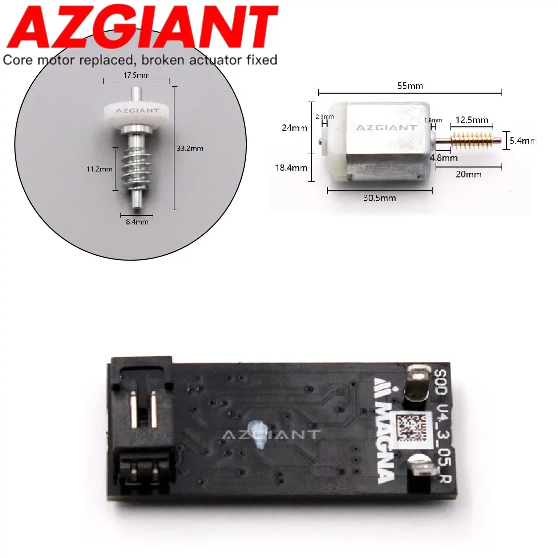 Car Parts Rearview Mriror Actuator Repair for Skoda Superb 2016-2018, Gear, DC Motor, Electirc Board for Choose
Car Parts Rearview Mriror Actuator Repair for Skoda Superb 2016-2018, Gear, DC Motor, Electirc Board for Choose