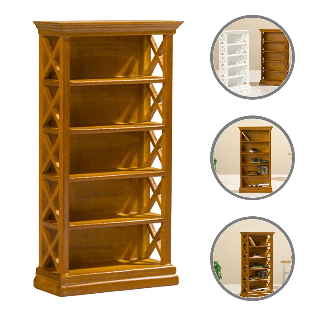 Mini House Miniature Bookshelf Wooden Display Bookshelf Bookcase Furniture Miniature Model 
Mini House Miniature Bookshelf Wooden Display Bookshelf Bookcase Furniture Miniature Model