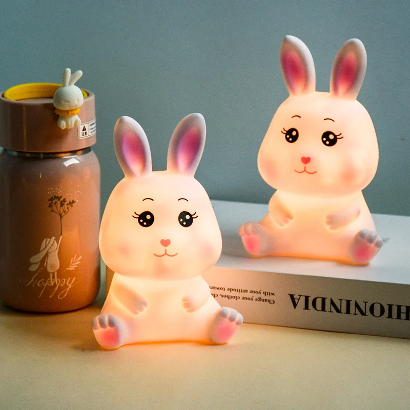 Rabbit Night Lantern New Creative Cartoon Luminous Toys for The Year of The Rabbit Kindergarten Festival Handheld Stand
Rabbit Night Lantern New Creative Cartoon Luminous Toys for The Year of The Rabbit Kindergarten Festival Handheld Stand