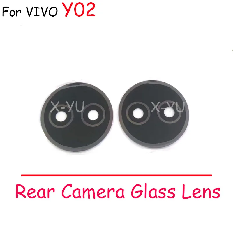 

2PCS For VIVO Y01 Y02 Y11S Y12S Y20 Y30 Y31 Y50 Y70 V20 SE Rear Camera Glass Lens Cover With Adhesive Sticker Repair Parts