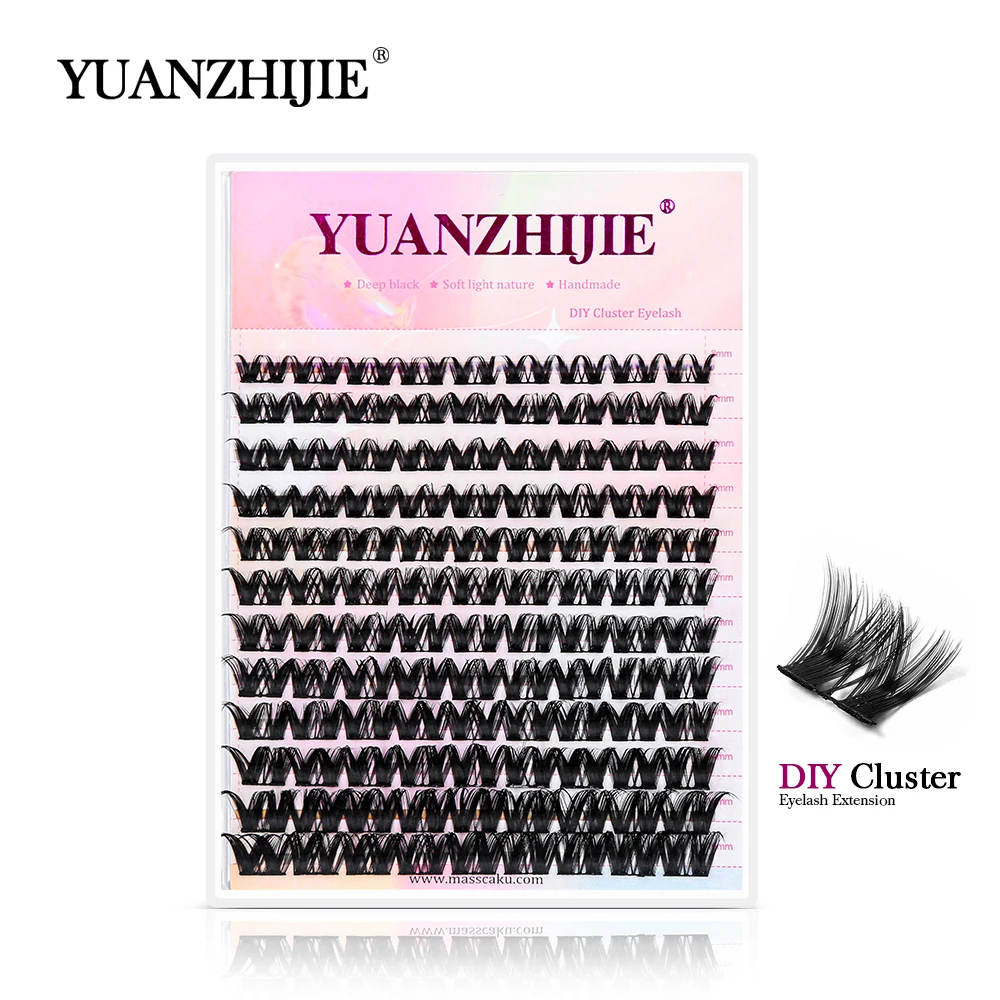 YUANZHIJIE New Mix DIY Clusters Eyelash Extension Segmented Volume Natural Individual Eyelashes Bundles Makeup Supplies
YUANZHIJIE New Mix DIY Clusters Eyelash Extension Segmented Volume Natural Individual Eyelashes Bundles Makeup Supplies