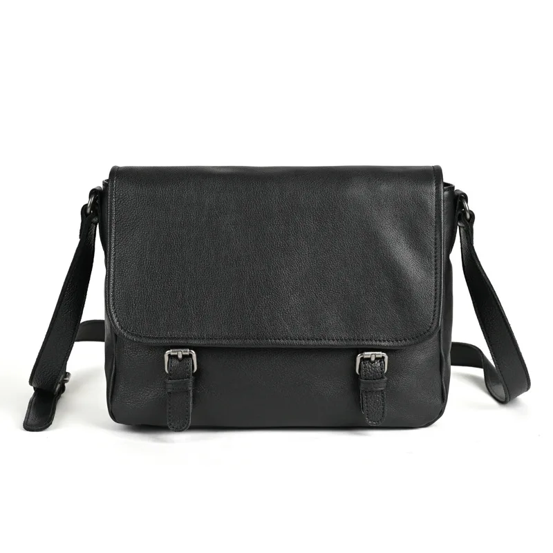 New Genuine Leather Men's Shoulder Bags Vintage Real Cowskin Double Zipper Pocket Flap Messenger Bag Business Male Daily Handbag
New Genuine Leather Men's Shoulder Bags Vintage Real Cowskin Double Zipper Pocket Flap Messenger Bag Business Male Daily Handbag
