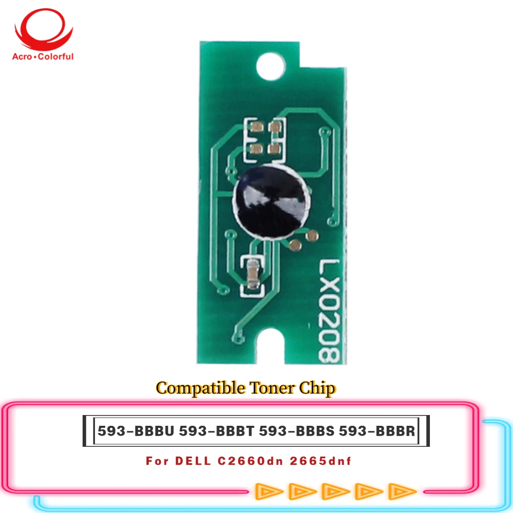 Совместимый тонер-чип 593-BBBU 593-BBBT 593-BBBS 593-BBBR для принтера DELL C2660dn 2665dnf
Совместимый тонер-чип 593-BBBU 593-BBBT 593-BBBS 593-BBBR для принтера DELL C2660dn 2665dnf