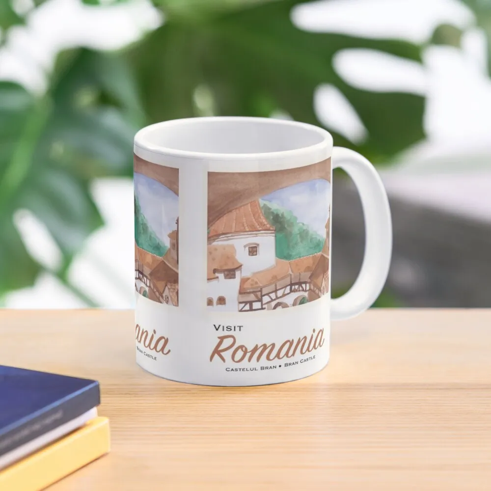 

Visit Romania: Bran Castle Coffee Mug Beer Cups Coffe Cups Cups Of Pottery Mug