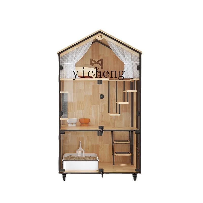 Zc Solid Wood Luxury Three-Layer Large Household Cattery Cat House Chamfer Cat Display Cabinet
Zc Solid Wood Luxury Three-Layer Large Household Cattery Cat House Chamfer Cat Display Cabinet