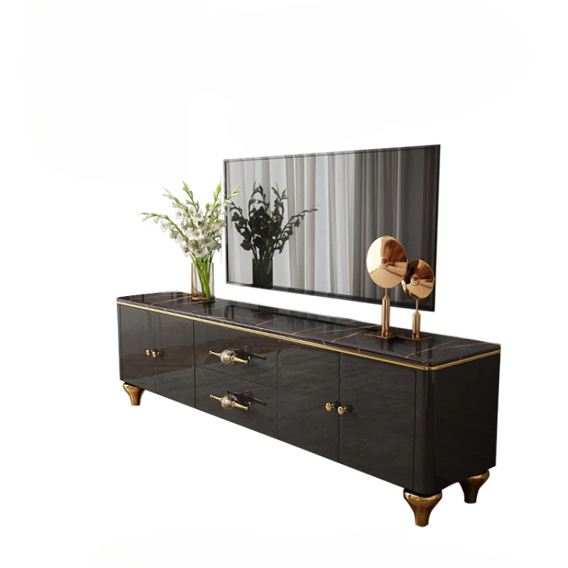 Italian Mild Luxury Marble TV Cabinet and Tea Table Combination Paint Suit Living Room Storage Floor Cabinet
Italian Mild Luxury Marble TV Cabinet and Tea Table Combination Paint Suit Living Room Storage Floor Cabinet